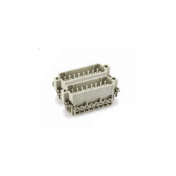 Insert HA, Raccordement à vis, femelle, 16 pin, 16A, Polycarbonate, 16A|32A 